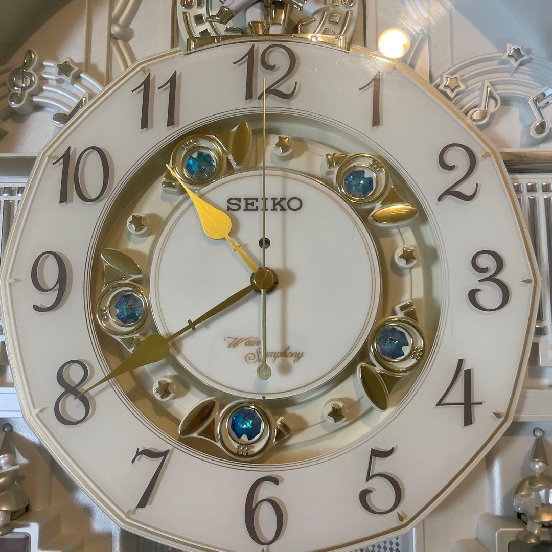 セイコー SEIKO 掛け時計 壁掛け からくり時計 RE576A 電波時計