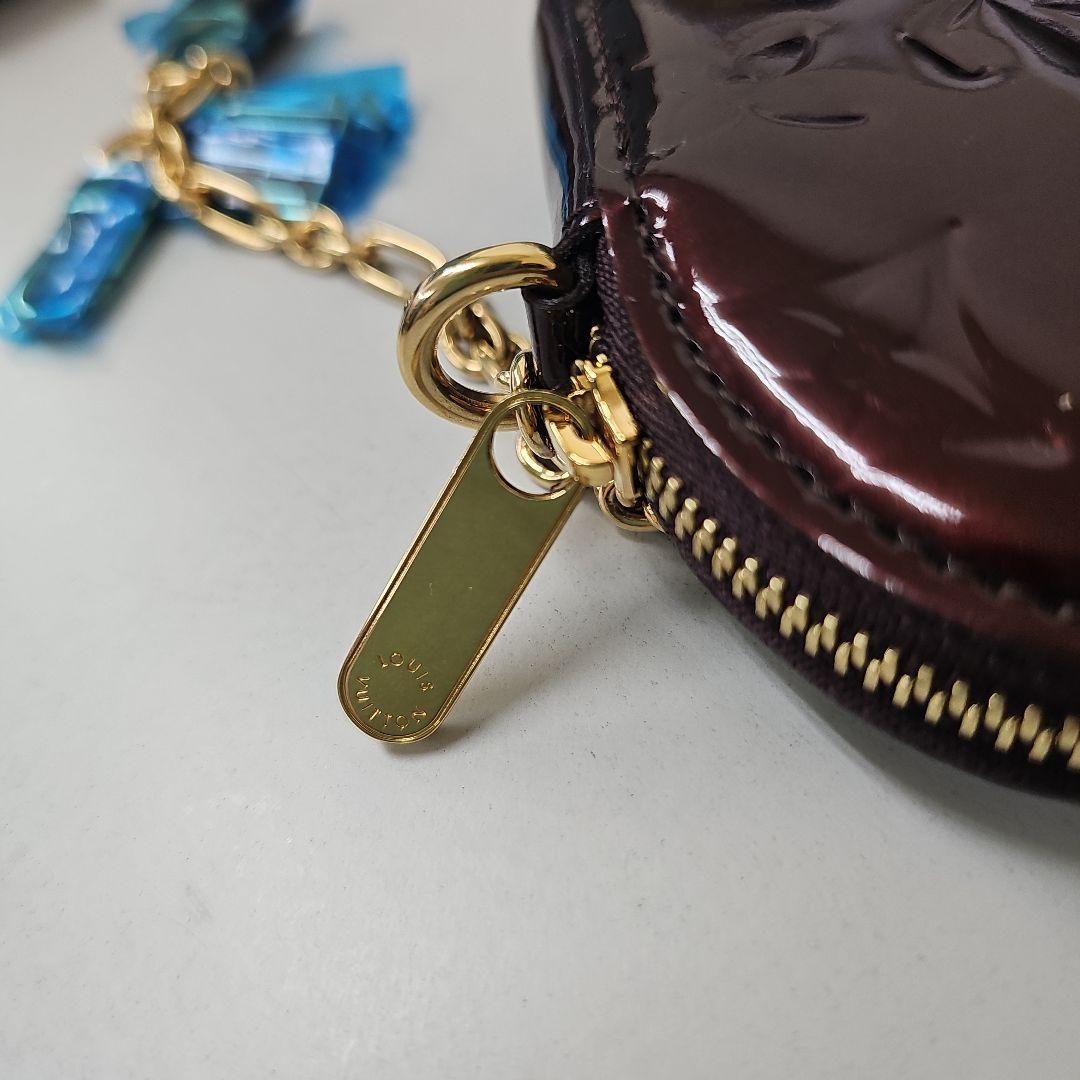 ルイヴィトン ケース ポルトモネクール ハート モノグラム　ヴェルニ