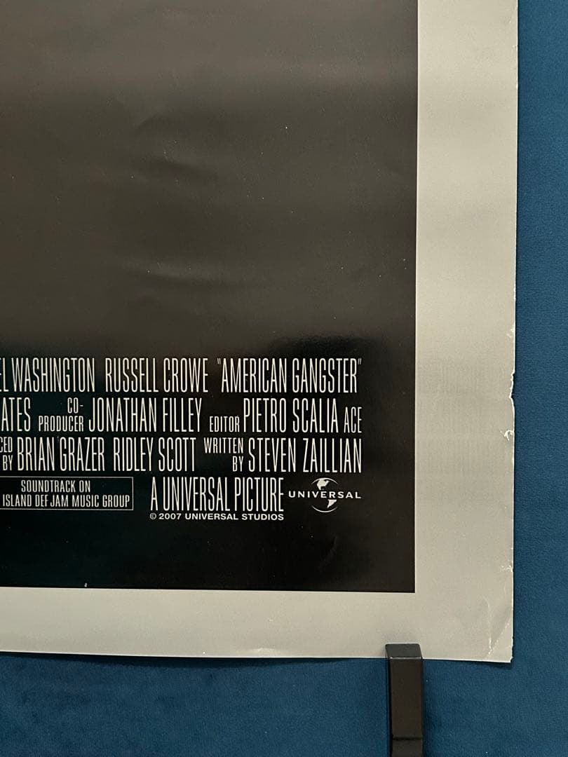 アメリカン・ギャングスター　USオリジナル映画ポスター