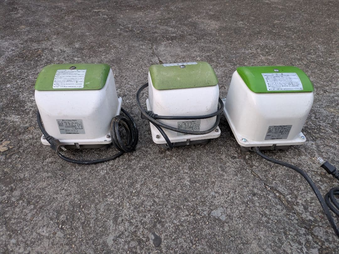 ジャンク品　3台セット ブロワ エアーポンプ 大晃機械工業 JDK-80
