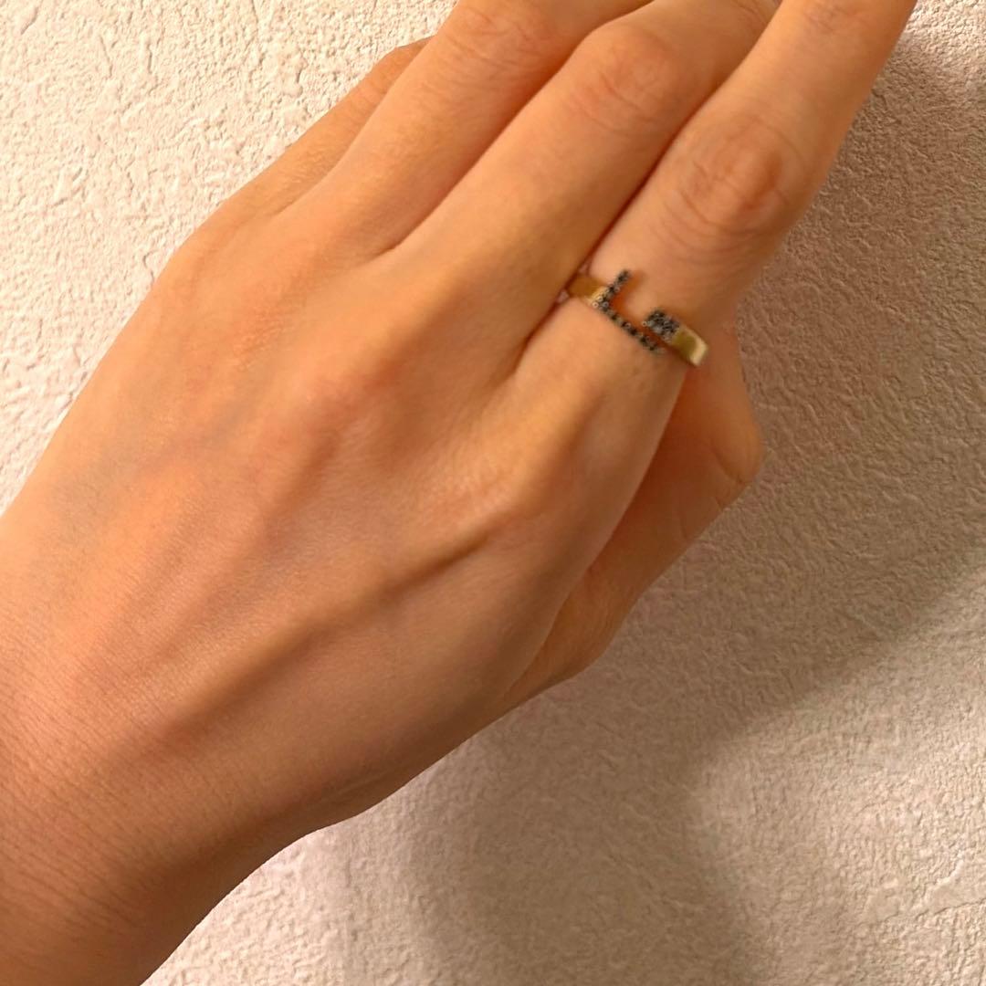 ARTIDA OUD アルティーダウード　パヴェダイヤモンド オープン リング