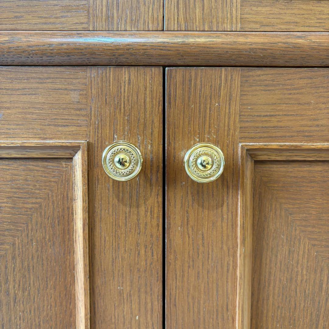 キャビネット　サイドボード　コンソール　飾り棚　多目的　木製　コンセント付き