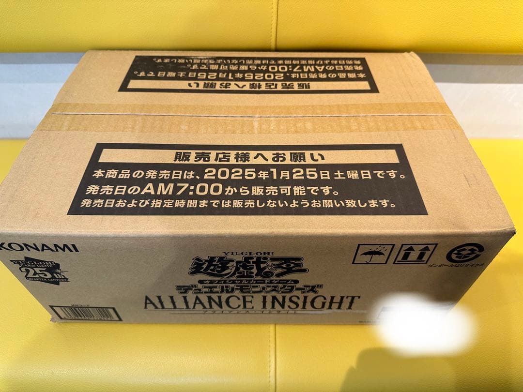 遊戯王OCG ALLIANCE INSIGHT 未開封　1カートン