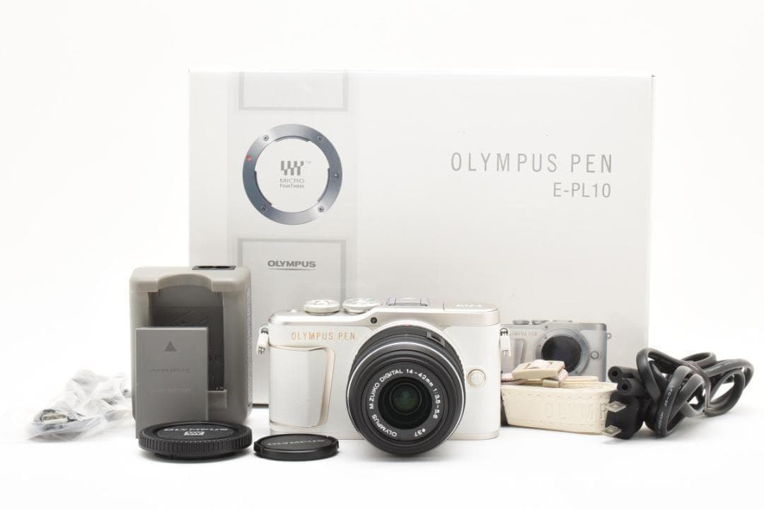 【箱付】 OLYMPUS オリンパス PEN E-PL10 ミラーレス一眼カメラ