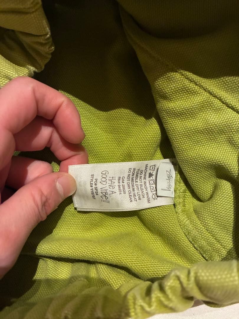 stussy Work Jacket Unlined Canvas Sサイズ