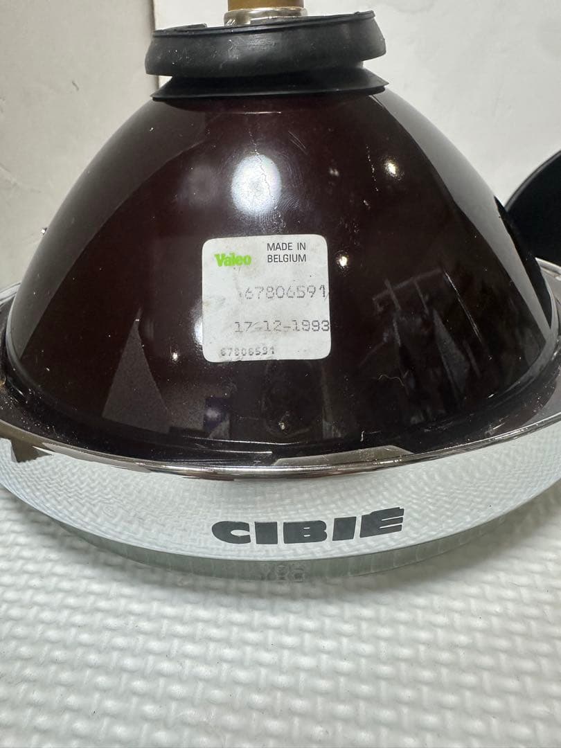 新品/希少当時物シビエスーパーオスカー180πシビエ凹みレンズ付きヘッドライト