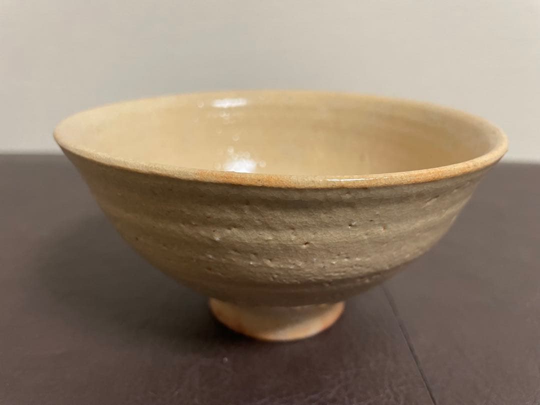 十三代坂田泥華　萩茶碗　共箱　共布　栞　茶碗　萩焼　茶道具