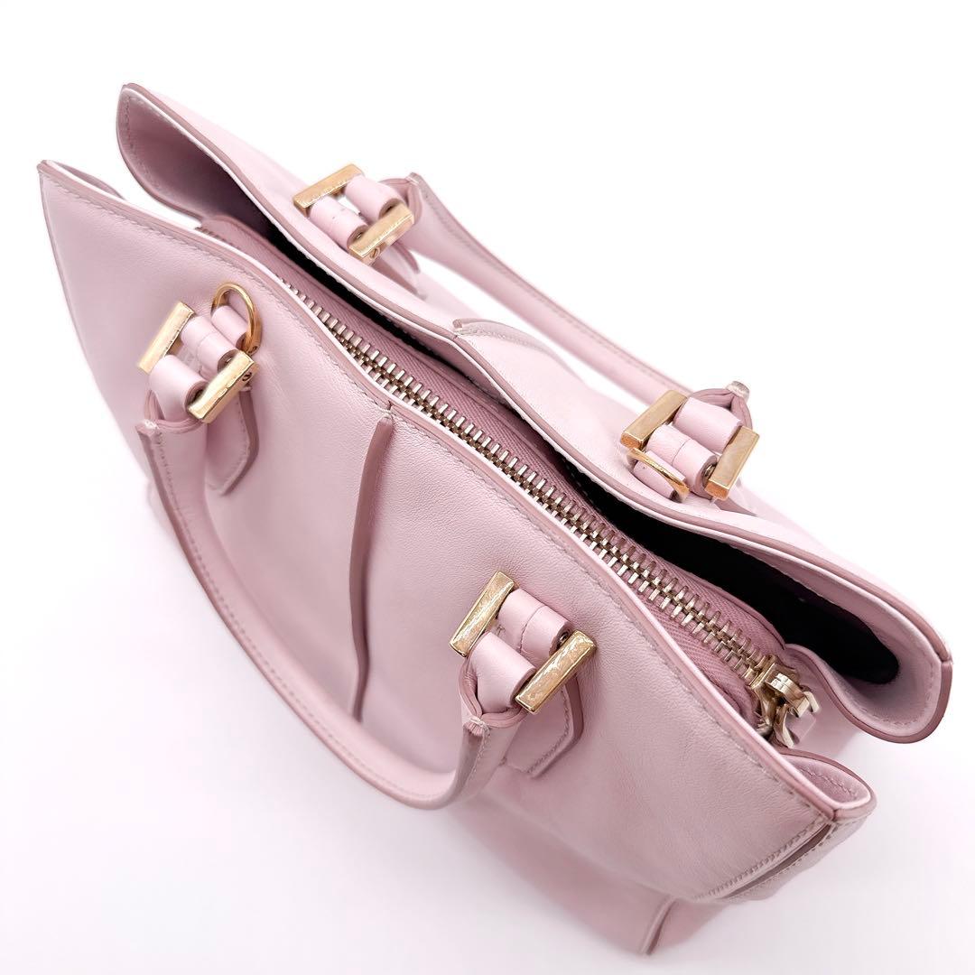 トッズ Dキューブ ミニ ボストン 2WAY ショルダーバッグ ハンド トート