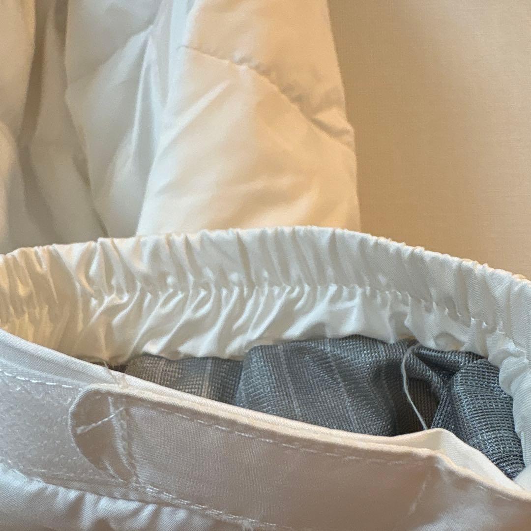 JUN & ROPE フード付きダウンジャケット　ホワイト