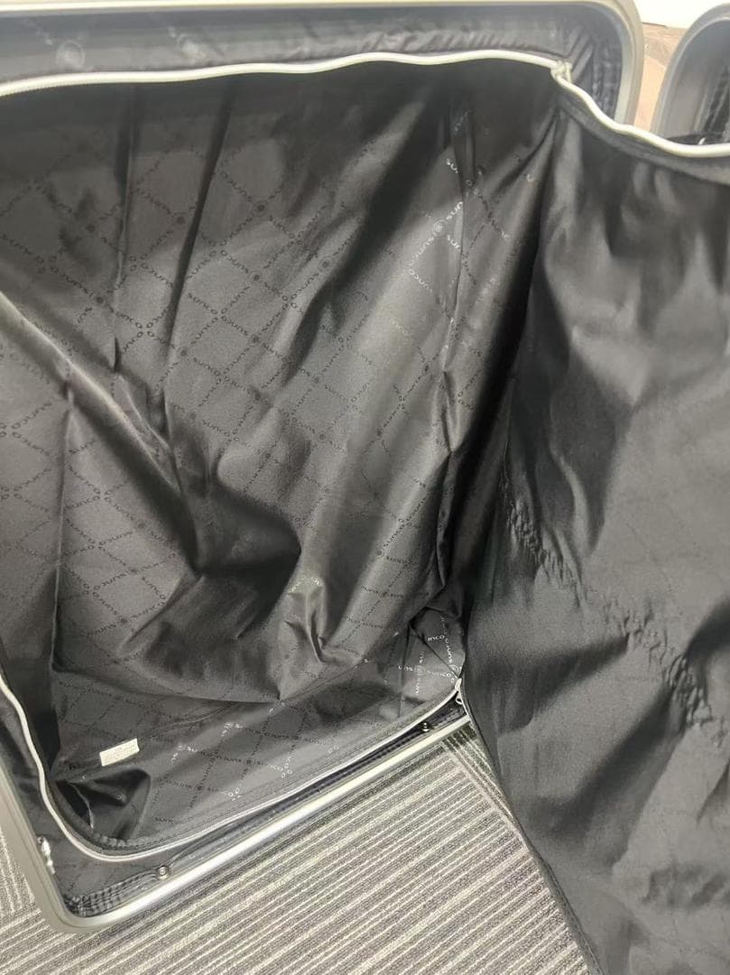 suncoサンコー スーツケース93L大容量MGC2-69 エンボスネイビー