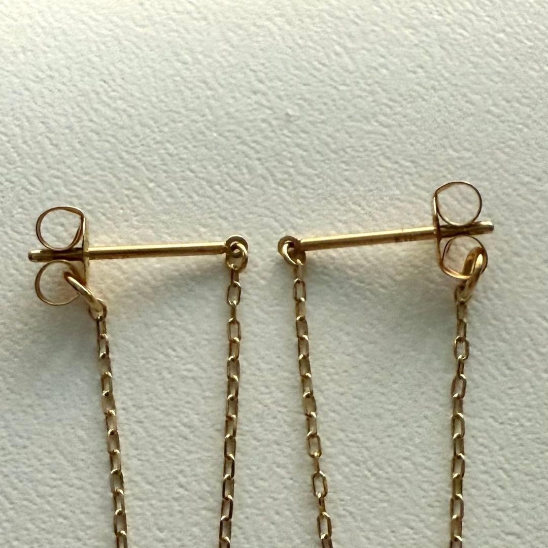 ete エテ K18 e_Grain グレイン フープ ピアス ゴールド