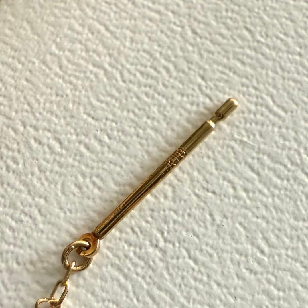 ete エテ K18 e_Grain グレイン フープ ピアス ゴールド