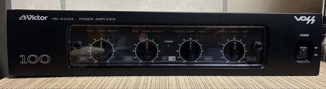 Victor PS-A1004 パワーアンプ 100V,300W