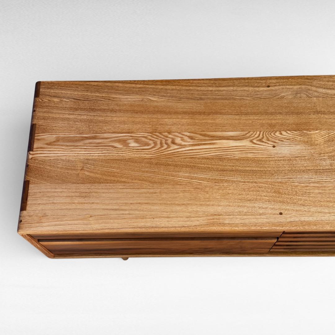 アクタス レリーフ テレビボード 180 タモ無垢