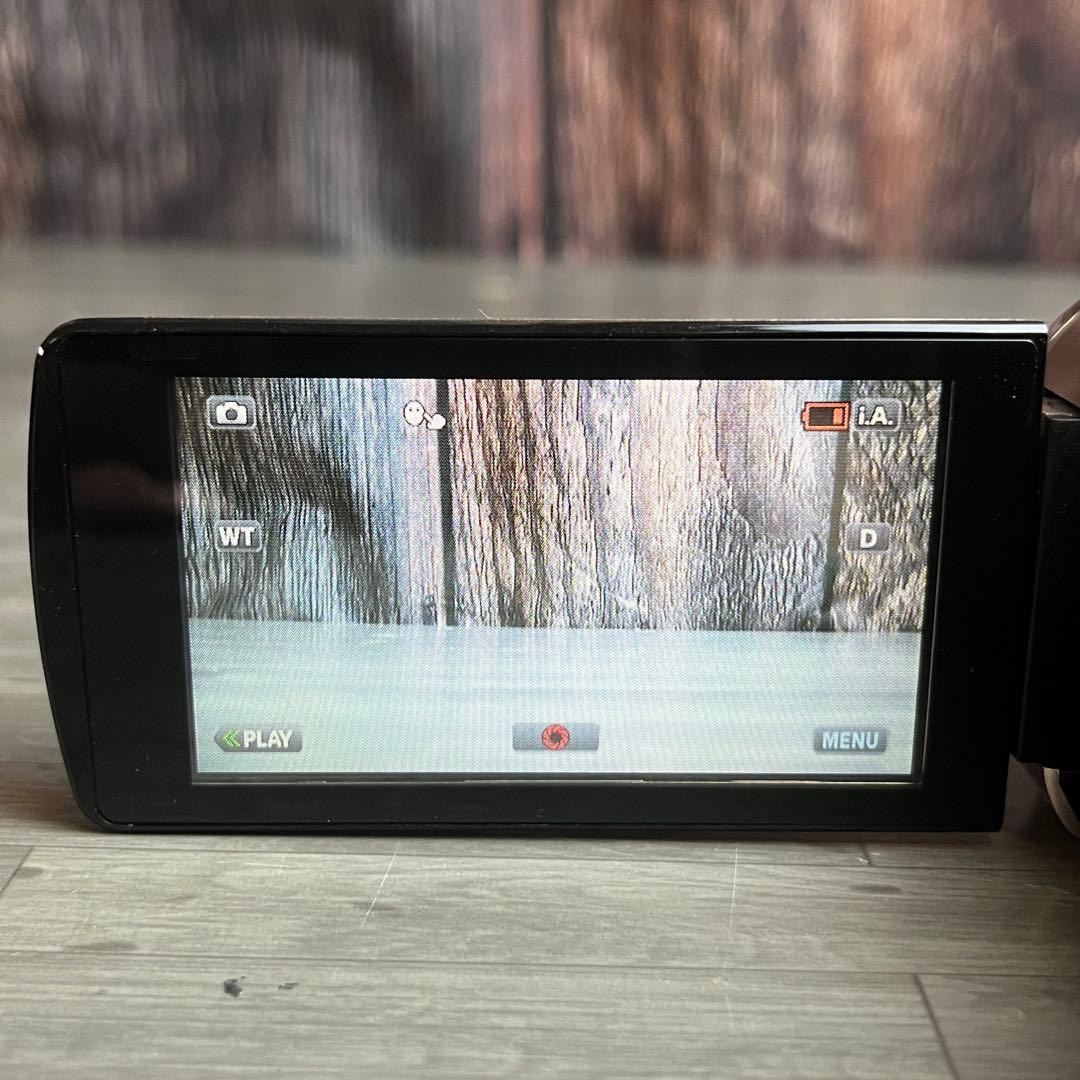 JVC Everio ビデオカメラ GZ-E600-N 本体 ピンク 説明書付