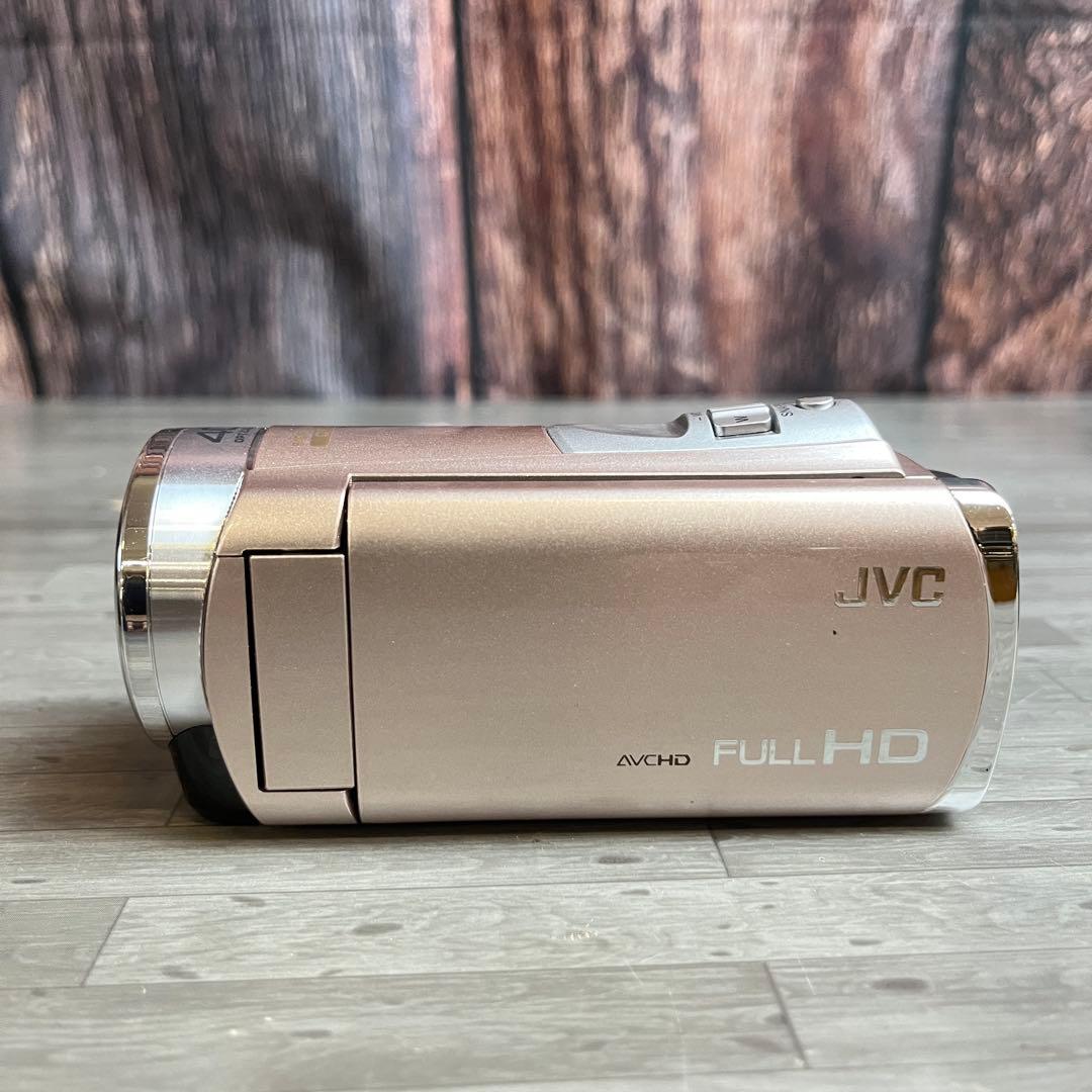 JVC Everio ビデオカメラ GZ-E600-N 本体 ピンク 説明書付