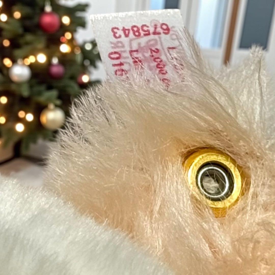 シュタイフ Steiff テディベア リトル サンタ ピンク 木箱 証明書 完品