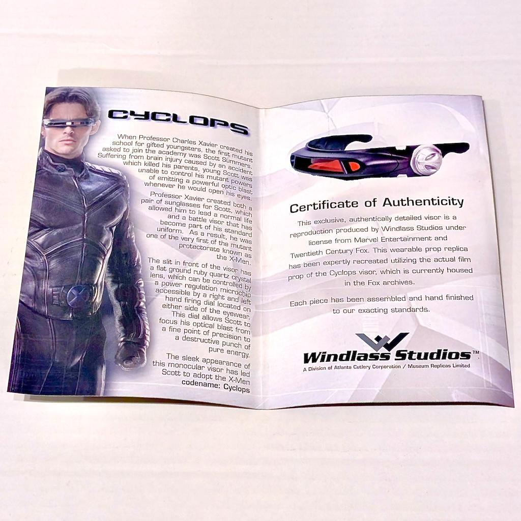 サイクロプス バイザー 公式レプリカ X-MEN MARVEL