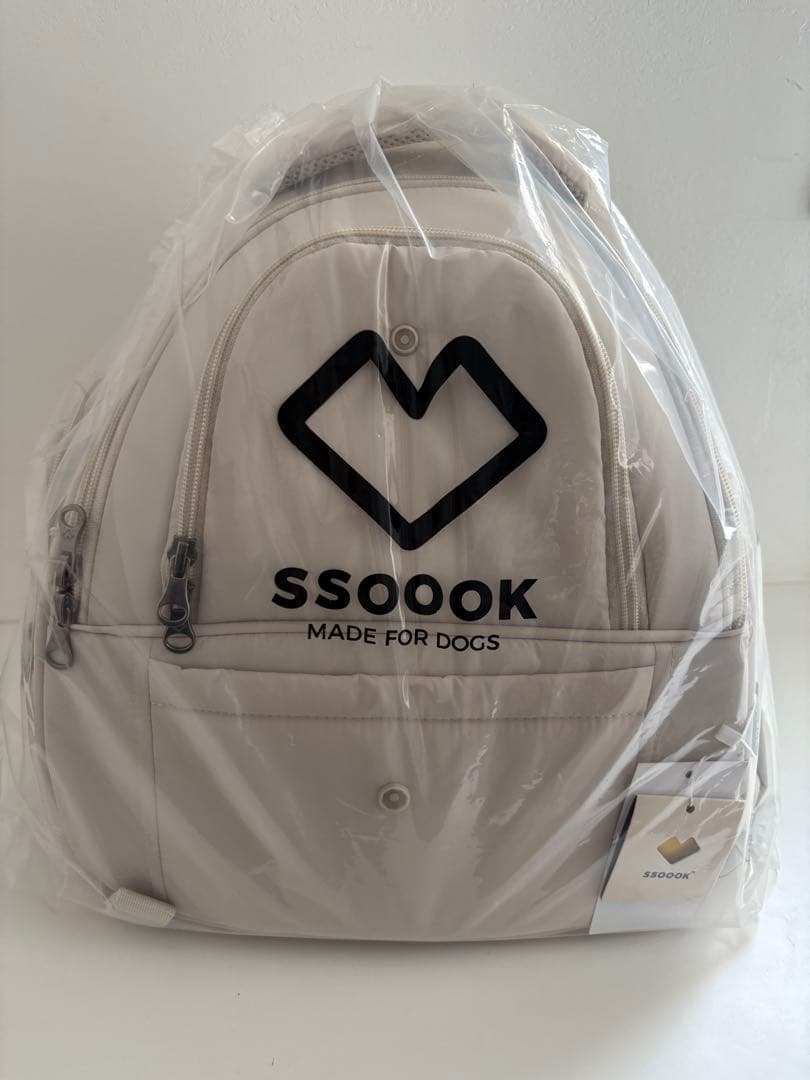 最終価格【未使用】ssoook フロントバッグ ベージュ Sサイズ