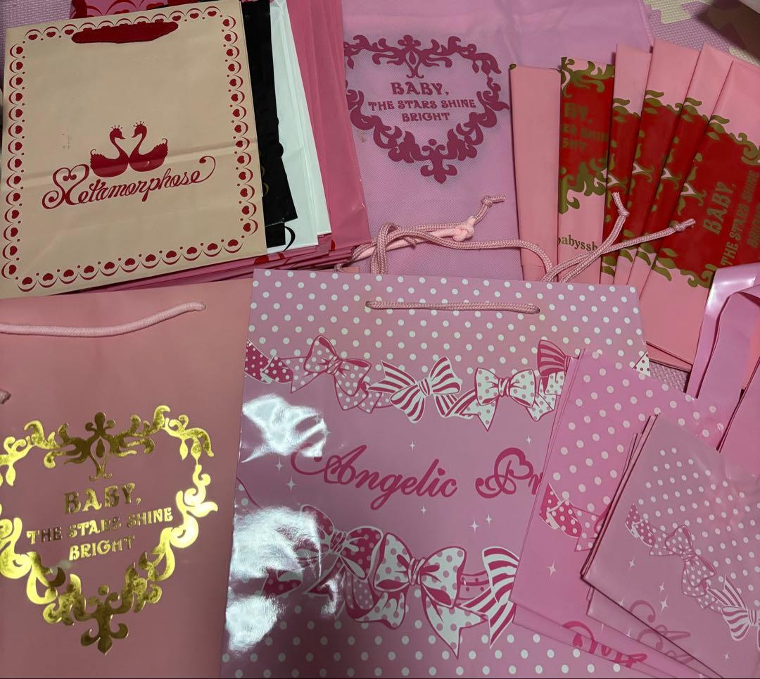 ショップ袋ショッパーまとめ売りベイビーアンジェリックプリティメタモルフォーゼ