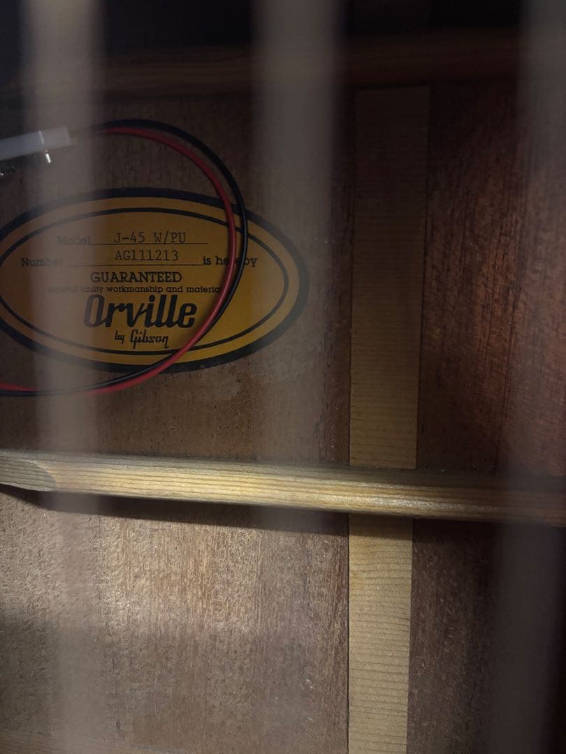 Orville by GibsonJ-45 model 1991年製