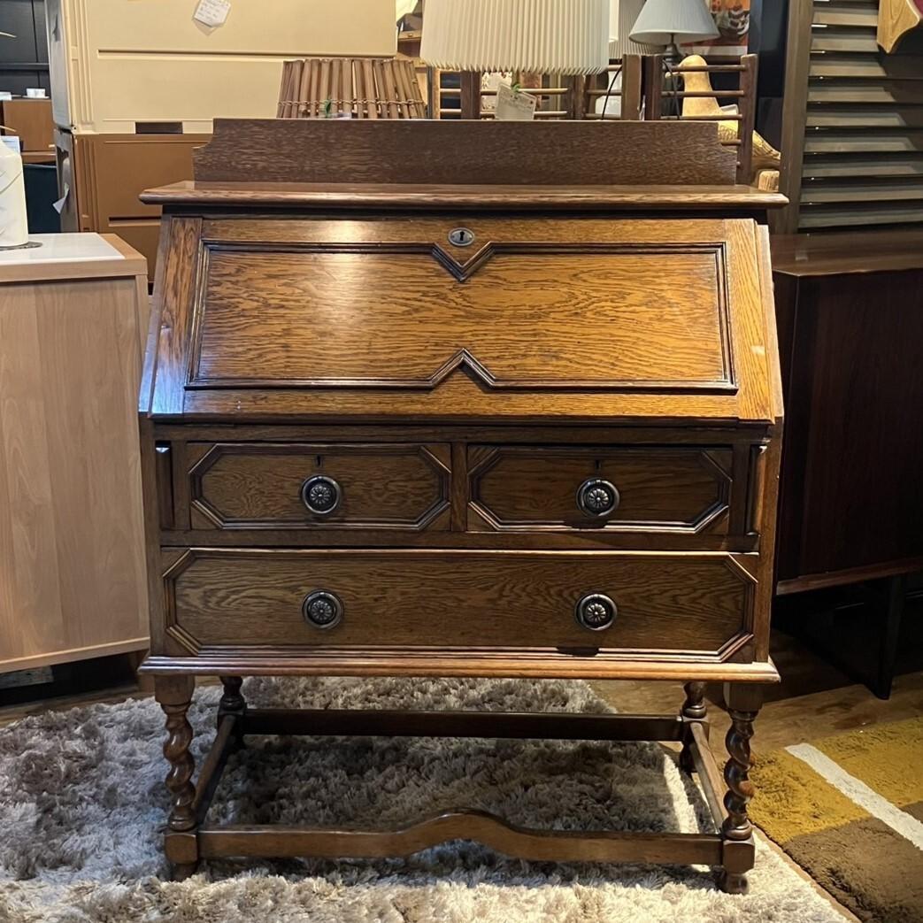 ロイズアンティークス ライティングビューロ―デスク 英国 ヴィンテージ 書斎