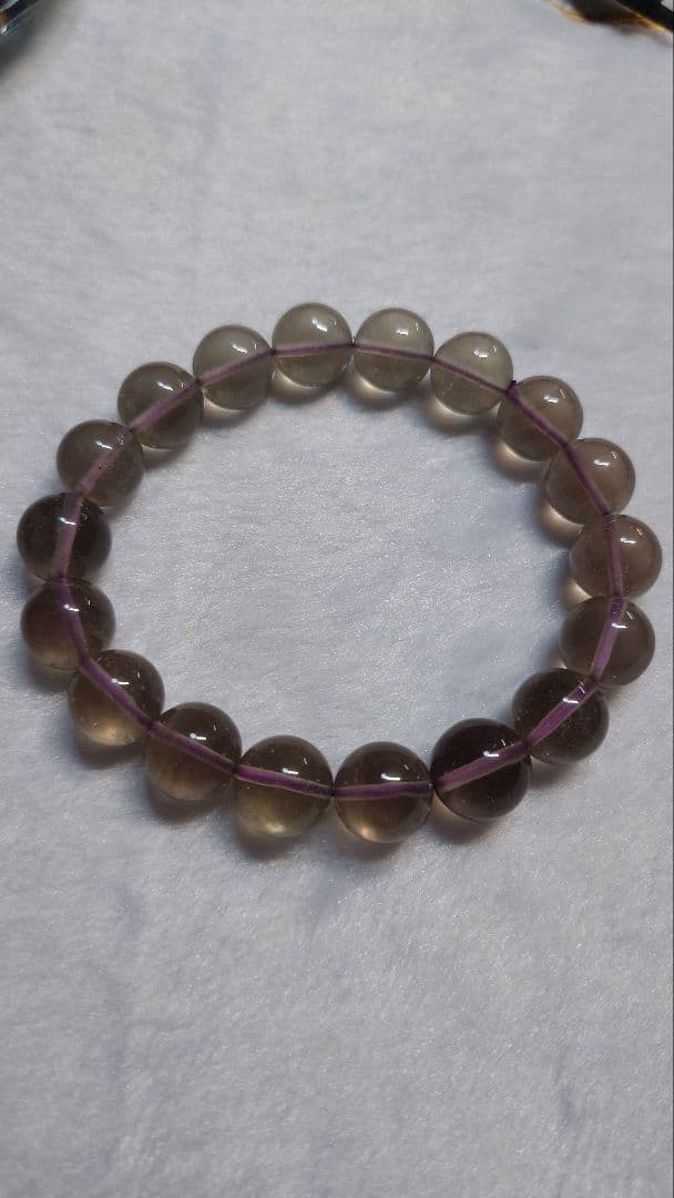 パープルリビアングラスブレスレット