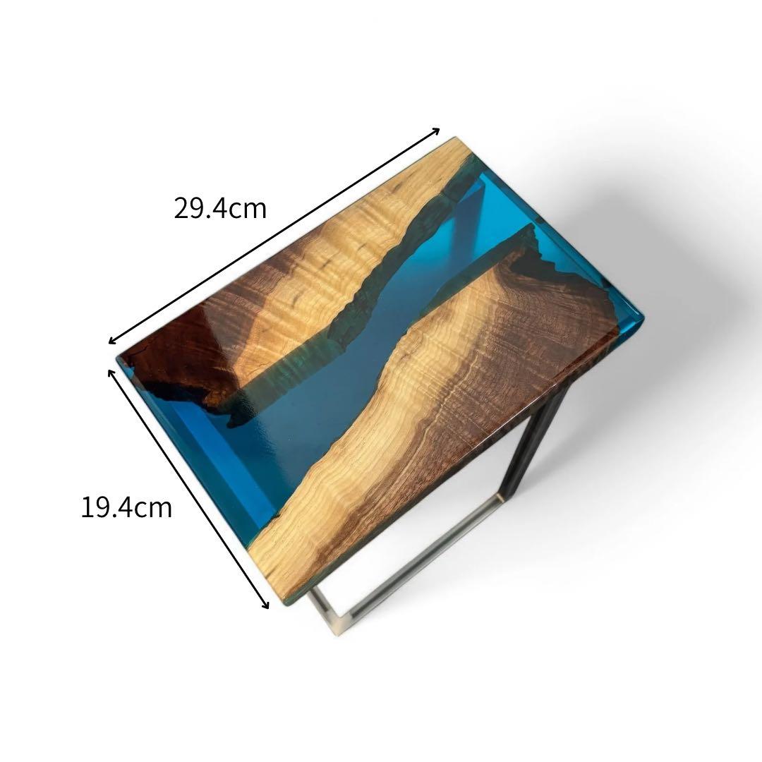 サイドテーブル アイアン ウォールナット 無垢 木製 おしゃれ アンティーク