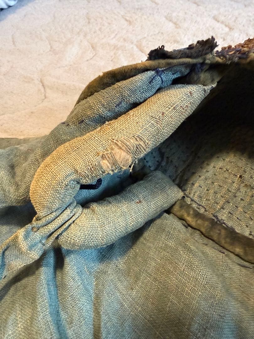 ⭕️ 江戸時代　鎖帷子　【鎖頭巾】　幕末　新撰組　忠臣蔵　❷