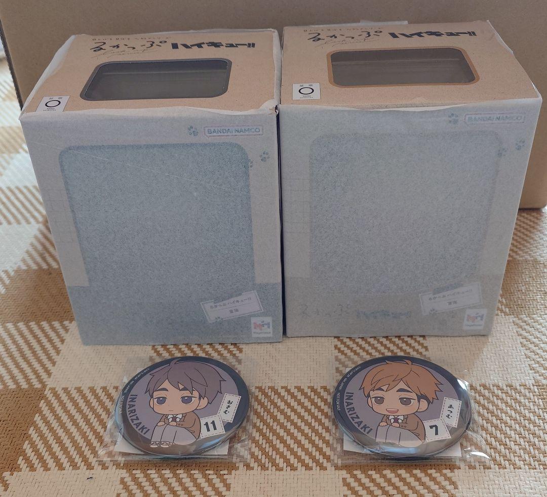 ハイキュー 稲荷高校 宮侑 宮治 るかっぷ 制服ver. 缶バッジ付き