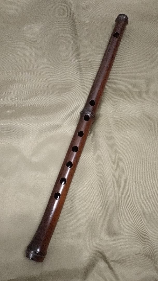 煤竹　真竹笛　古典調5本調子　篠笛　①