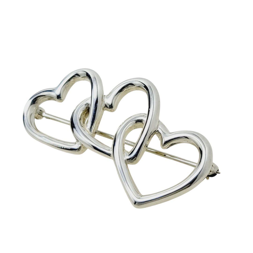 アン アン様 TIFFANY＆Co. ブローチ トリプルハート 925