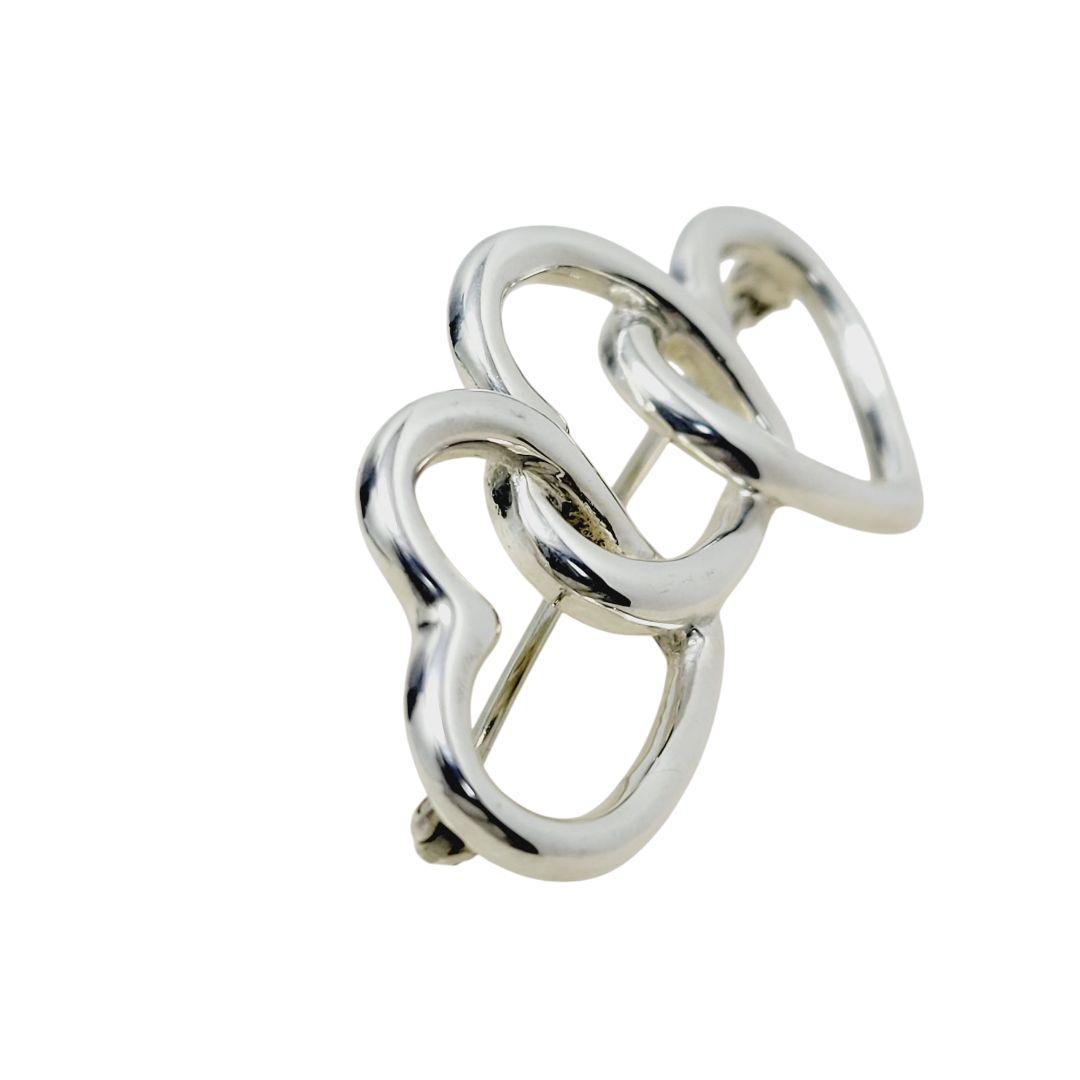 アン アン様 TIFFANY＆Co. ブローチ トリプルハート 925