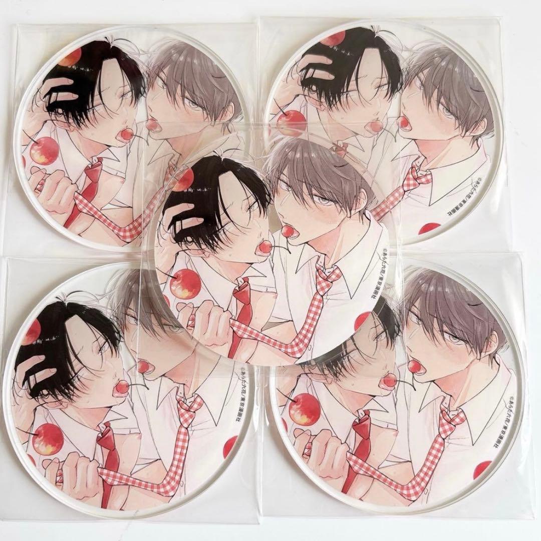 あらた六花　鬼暴カフェ 獄寺さんは暴かれたい　アクリルコースター　5個セット