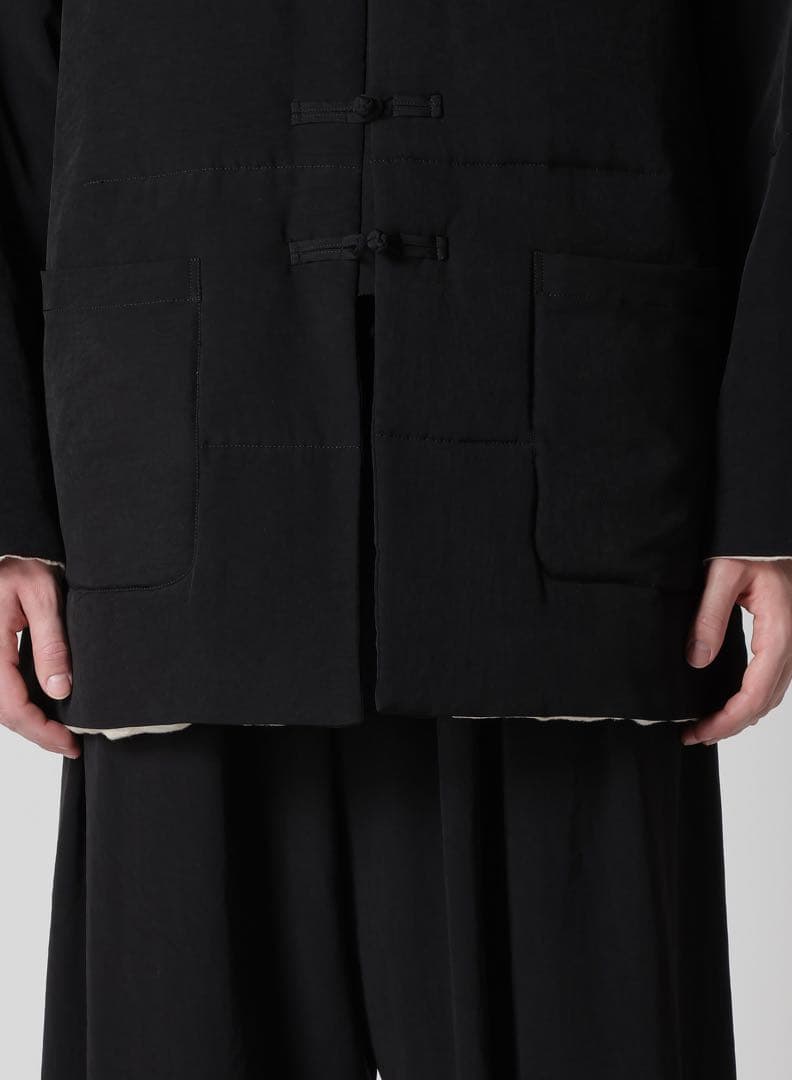 Yohji オム 25AW リバーシブル中綿ブラウス 黒 3