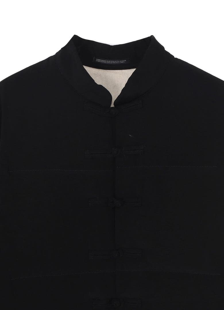 Yohji オム 25AW リバーシブル中綿ブラウス 黒 3