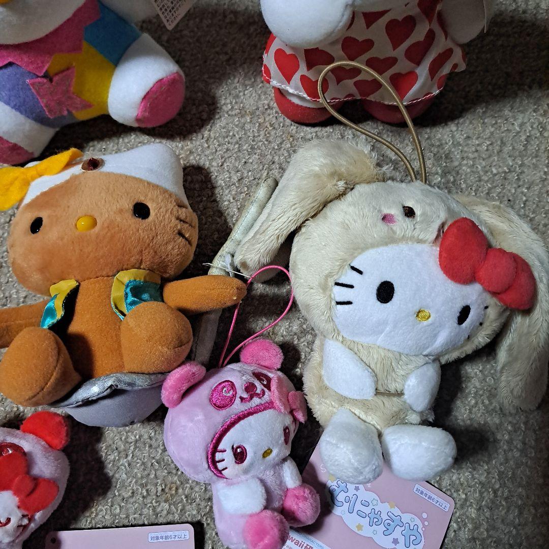 キティ　ぬいぐるみ　２００２年等　まとめて　レア　希少　大幅値下げ
