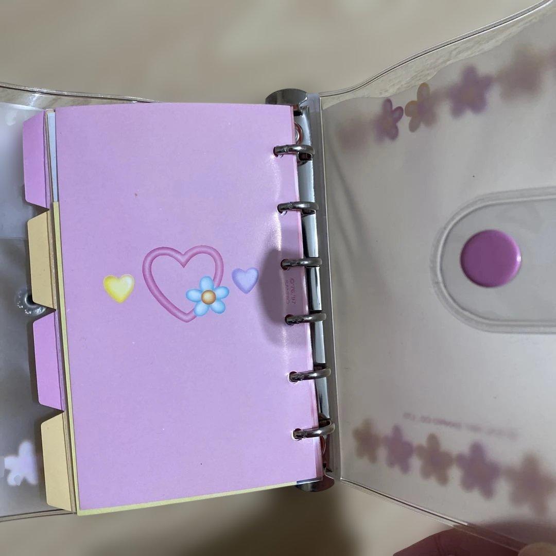 【平成レトロ】ハローキティ　カオハナ　ダイアリー 　手帳　６穴　1998年