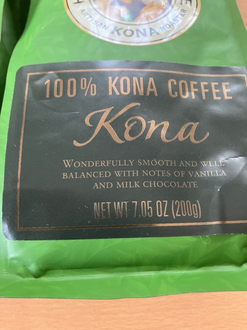 ハワイで購入‼️ホノルルコーヒー　コナ100%コーヒー 7oz 【豆2個セット】