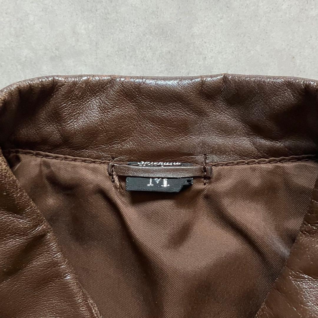 ジャケット・アウター 80s vintage leather bomber jacket y2k