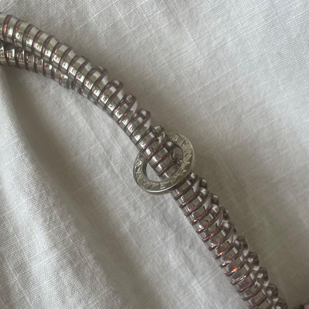 アンテプリマ ワイヤーバッグ ミディアム ピンクシルバー