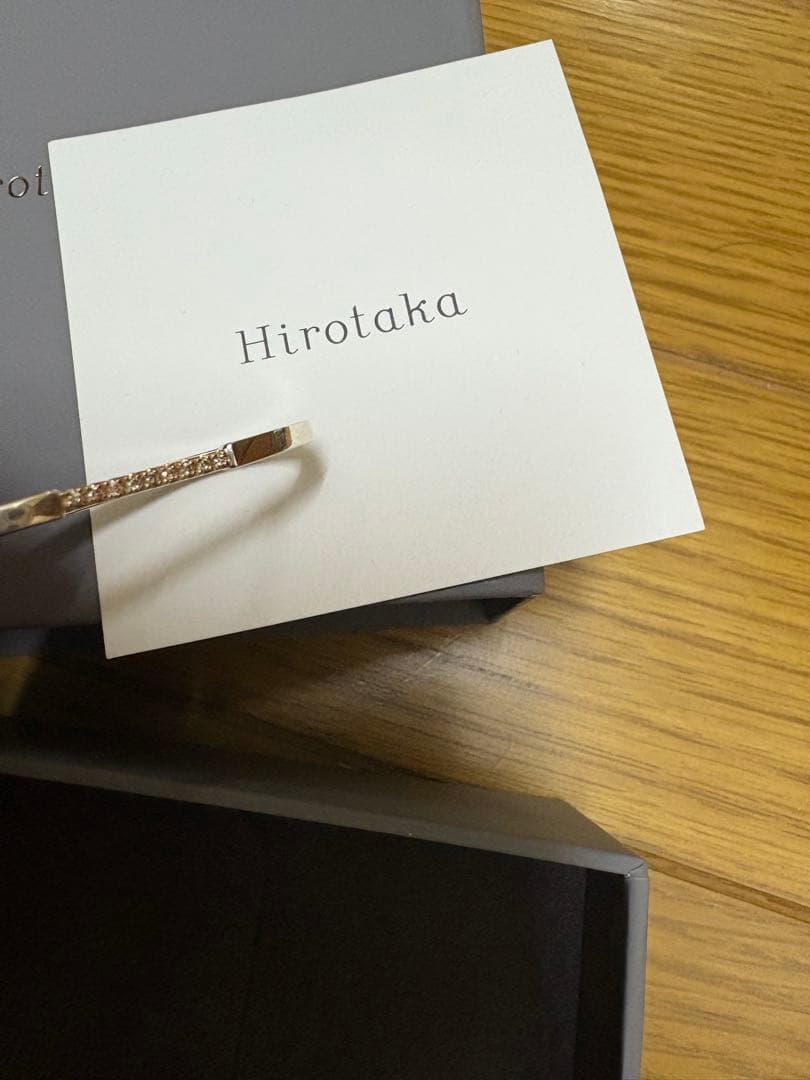 ヒロタカ　ALL ABOUT BASICS ダブル フィンガー リング　新品