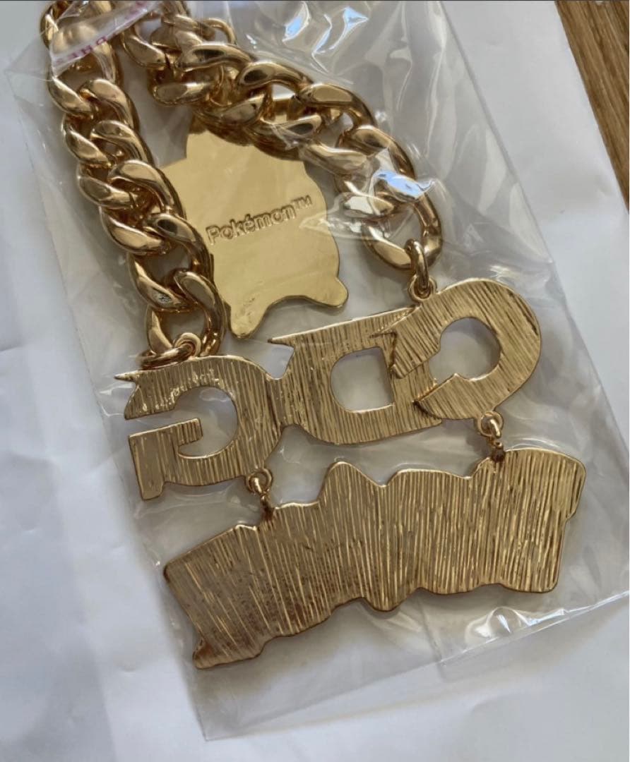 CDG Pokemon NECKLACE Gold ピカチュウ コムデギャルソン