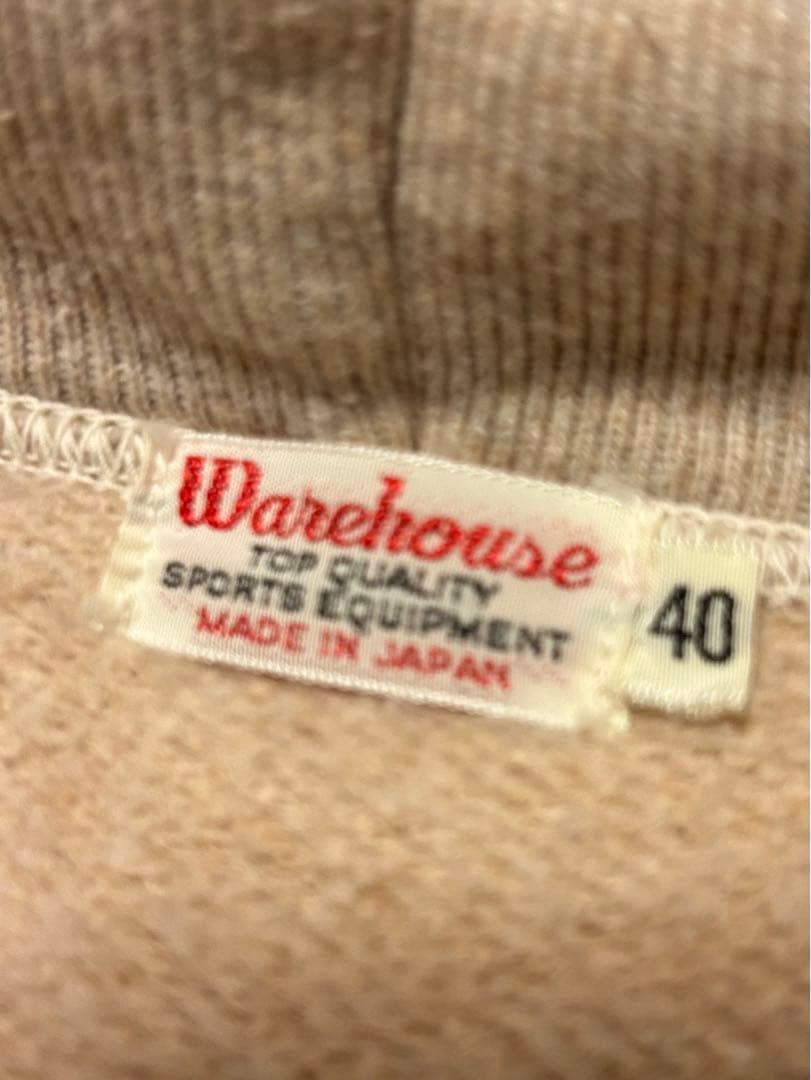 WAREHOUSE ジップパーカー