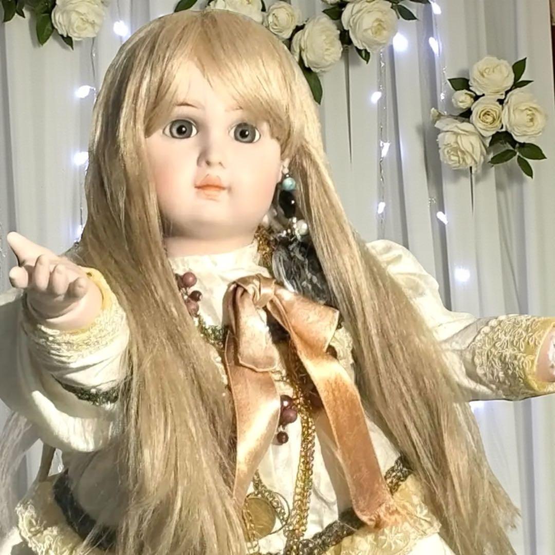 焼きみかん ウエディング ビスクドール ジュモー 幸せを運ぶ人形