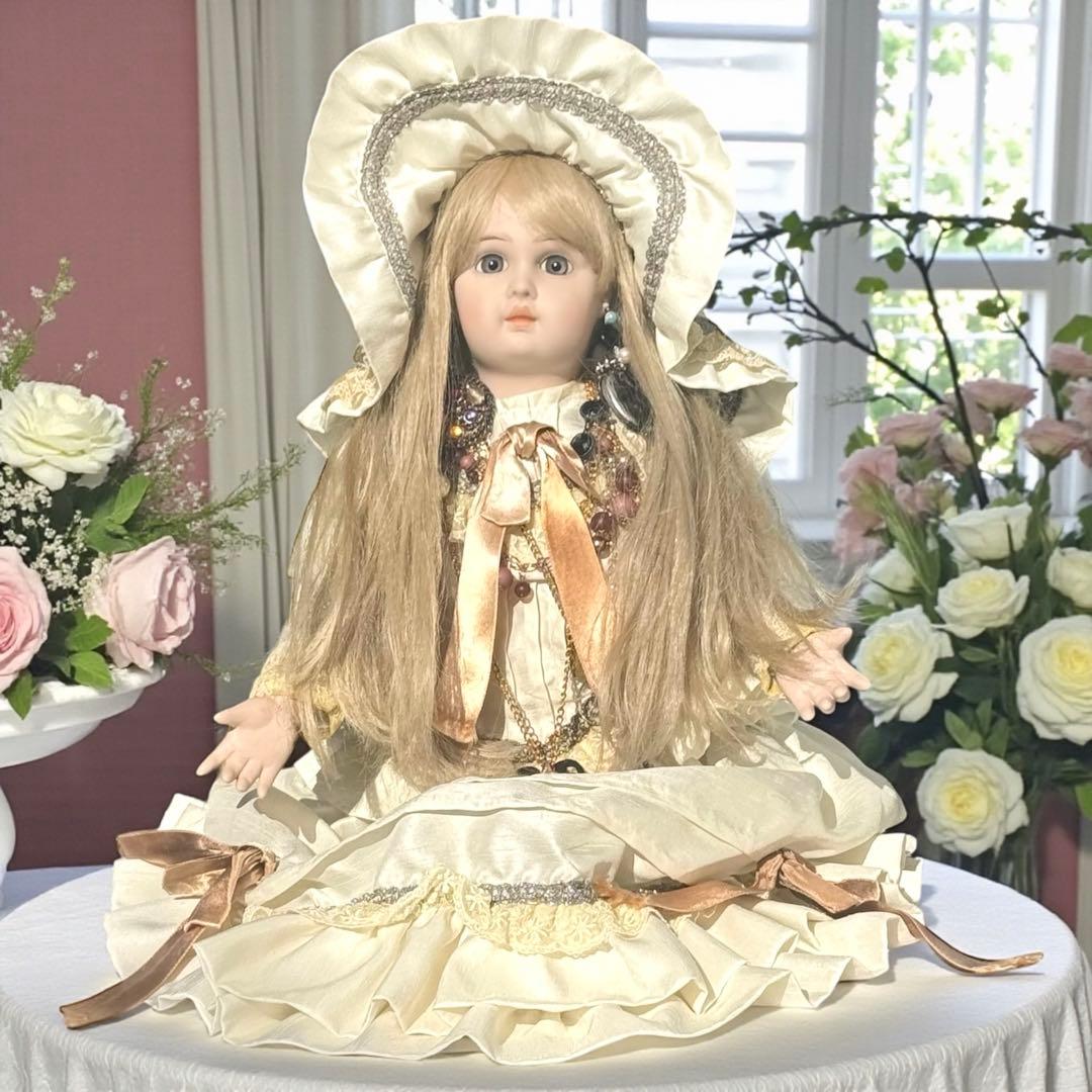 焼きみかん ウエディング ビスクドール ジュモー 幸せを運ぶ人形