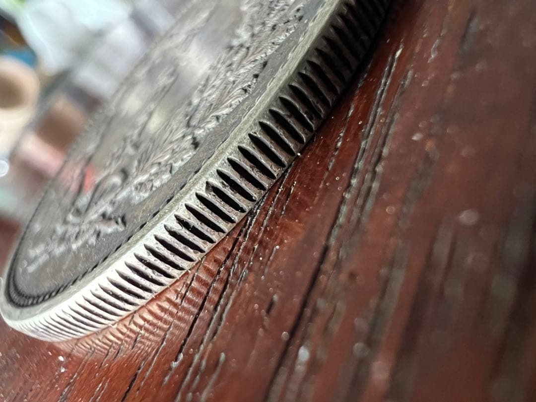 3944【明治貿易銀・希少】1877年明治十年　貿易銀　銀貨　古銭