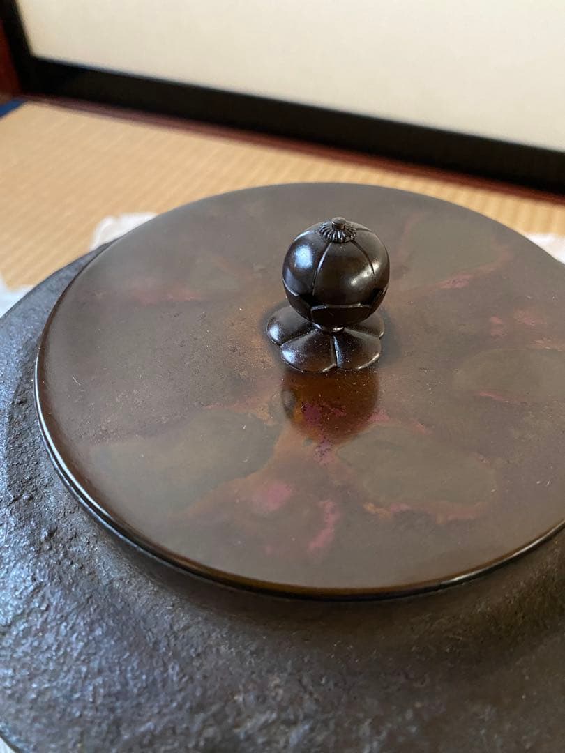 繰口　肩衝釜　大西定林氏作