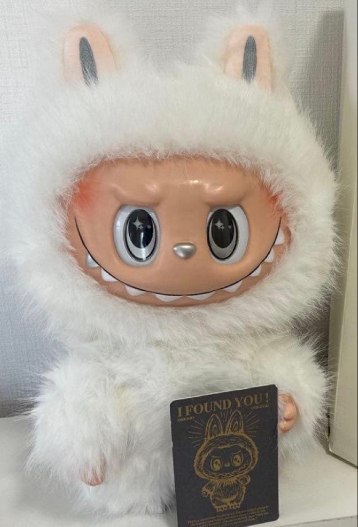 海外限定並行輸入品　ZIMOMO ホワイトぬいぐるみ