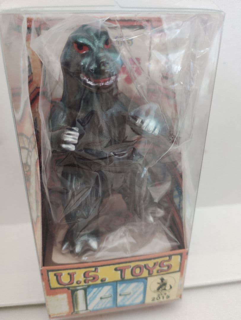 U.S.TOYS ゆーえすポケット　ミニソフビ　ゴジラ　BBキンゴジ　2015年